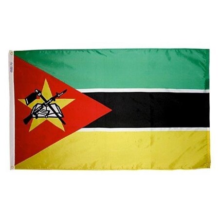 Annin Flagmakers Annin Flagmakers 195870 2 ft. X 3 ft. Nyl-Glo Mozambique Flag 195870